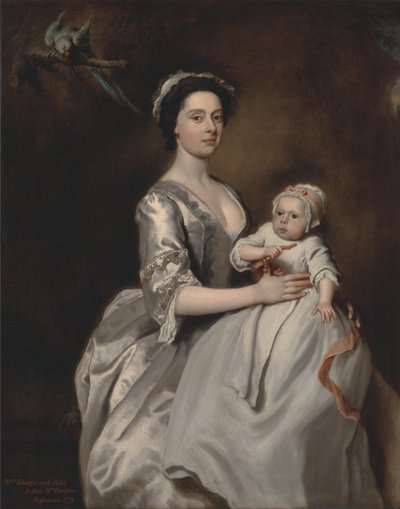 Mme Sharpe et son enfant - Joseph Highmore